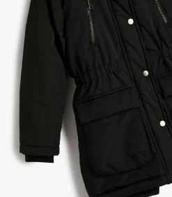 Outlet Capuchon bont kraag Normaal Anorak Kinderen Jassen