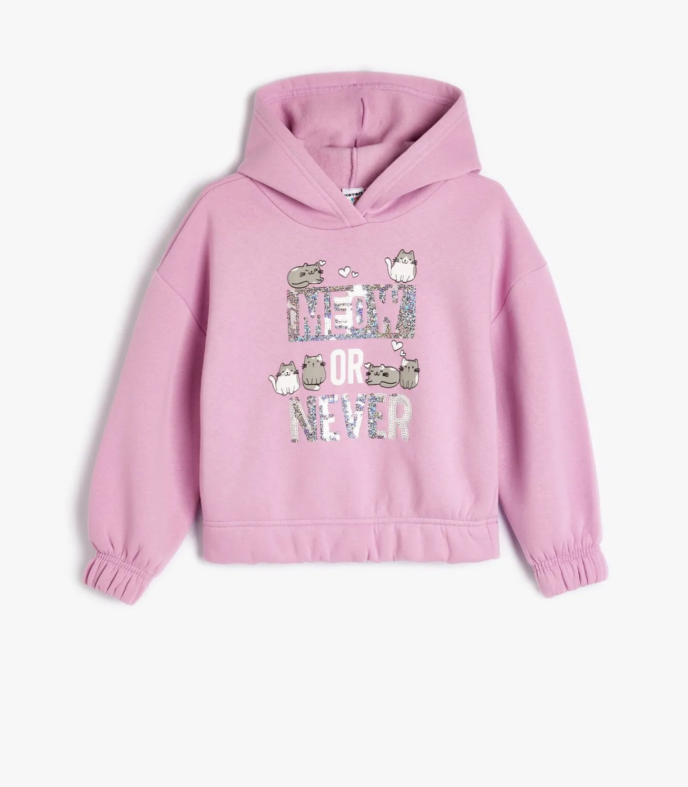 Sale Capuchon kraag Band Gedetailleerd Sweatshirt Kinderen Truien & Cardigans