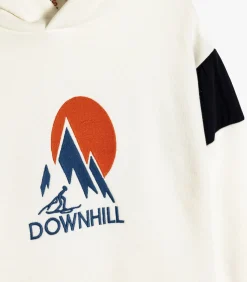 Kinderen Koton Capuchon kraag geborduurd Sweatshirt