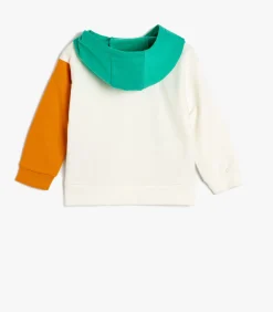 Sale Capuchon kraag geborduurd Sweatshirt Kinderen Truien & Vesten