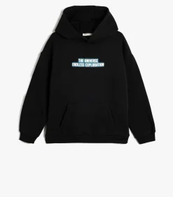 Clearance Capuchon kraag Met drukwerk Sweatshirt Kinderen Truien & Vesten