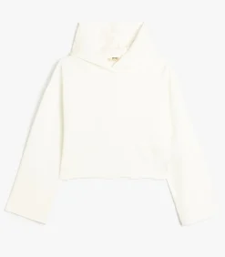 Kinderen Koton Capuchon kraag Met gebruik van twee verschillende stoffen Sweatshirt