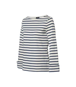 DAMES Mart Visser Caroline Tensen Chester Streep Top Ecru / Navy