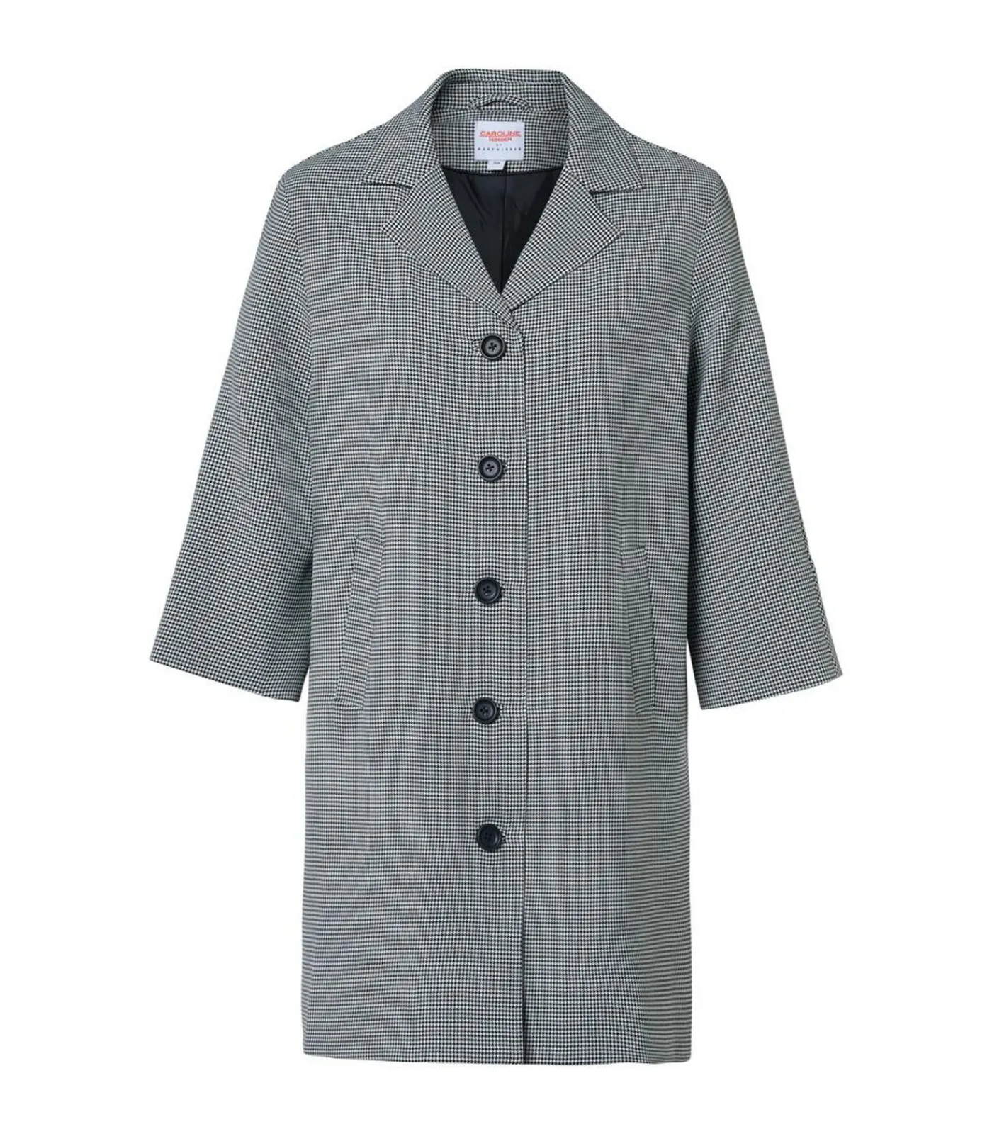 Outlet Caroline Tensen Dallas Blazer Zwart / Wit DAMES Maatpakken & Blazers