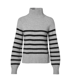 DAMES Mart Visser Caroline Tensen Danville Streep Trui Grijs / Zwart