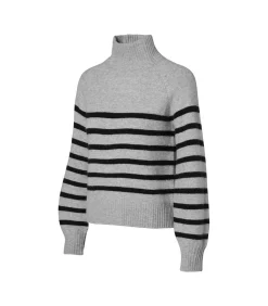 DAMES Mart Visser Caroline Tensen Danville Streep Trui Grijs / Zwart