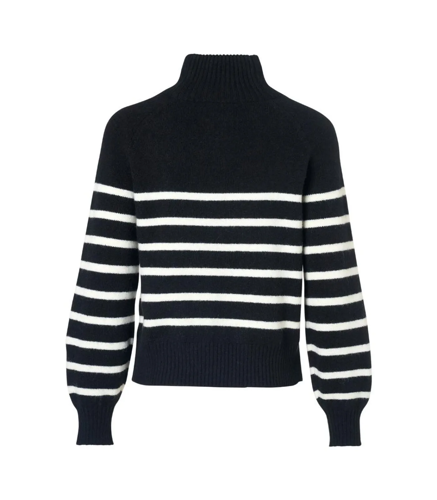 Discount Caroline Tensen Danville Streep Trui Zwart / Wit DAMES Truien & Cardigans