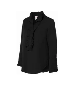 Online Caroline Tensen Rivers Blouse Zwart DAMES Overhemden & Blouses
