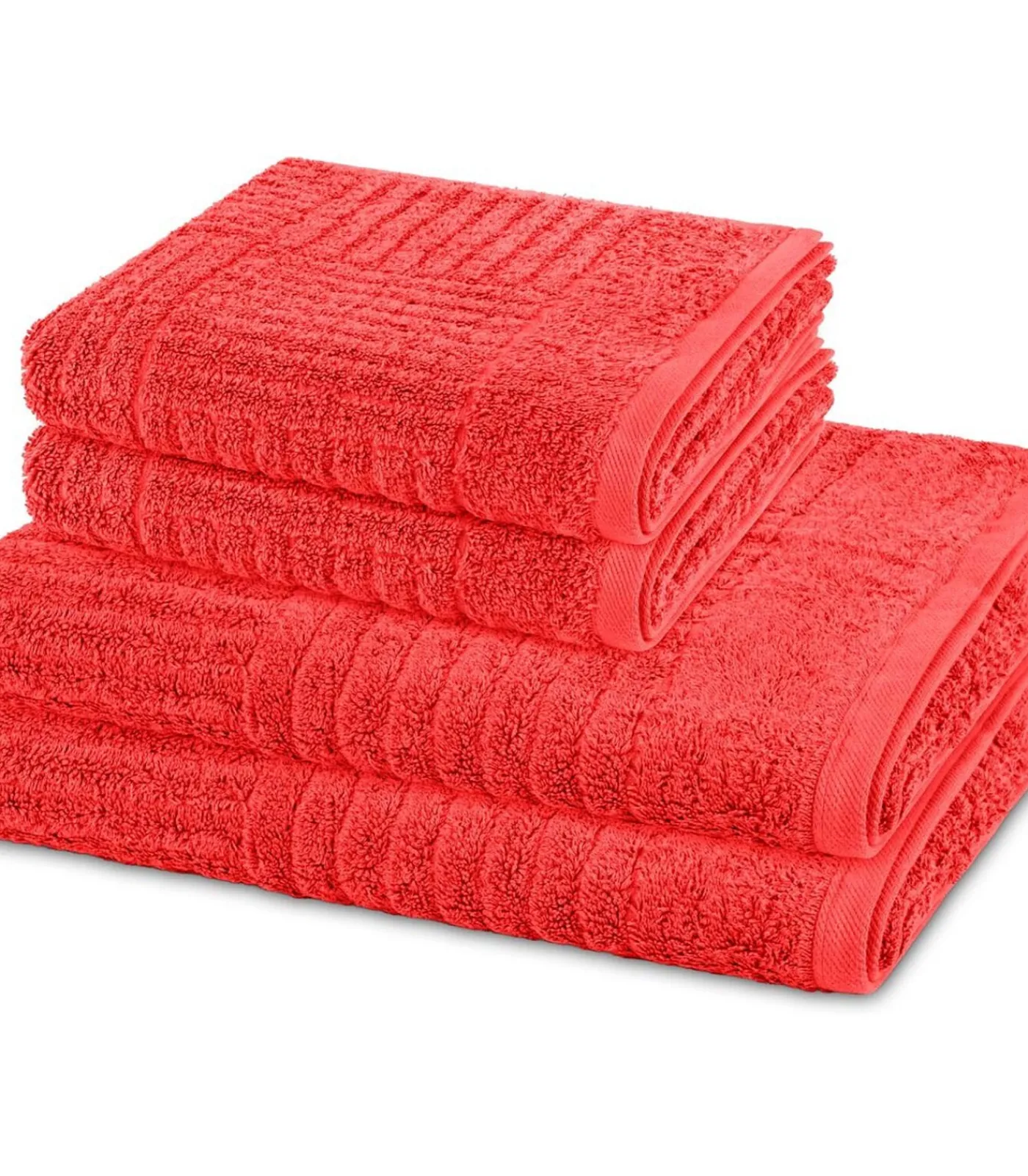 Carre - 4-delige handdoeken set Badset