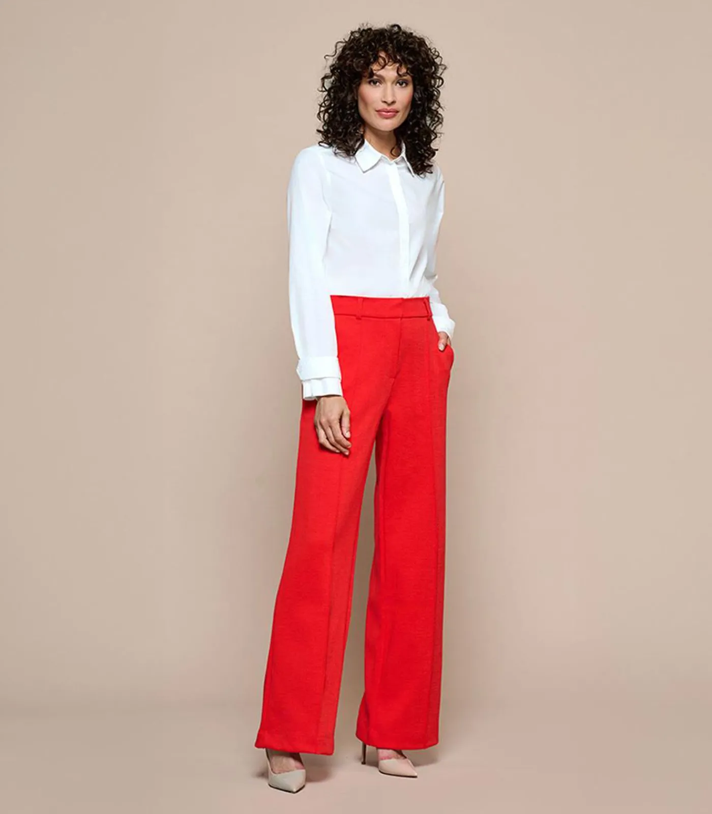 Best Celia Broek Koraal DAMES Broeken & Shorts