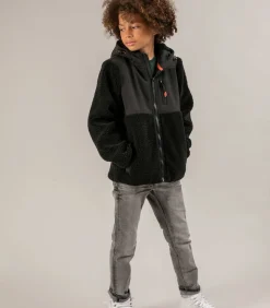 Kinderen Deeluxe CENTERO - Jas met capuchon en bimateriaal met rits voor jongens