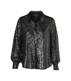 Discount Cerise Blouse Grijs DAMES Overhemden & Blouses