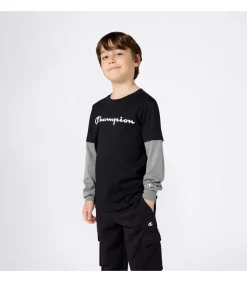 Kinderen Champion T-Shirt Met Lange Mouwen