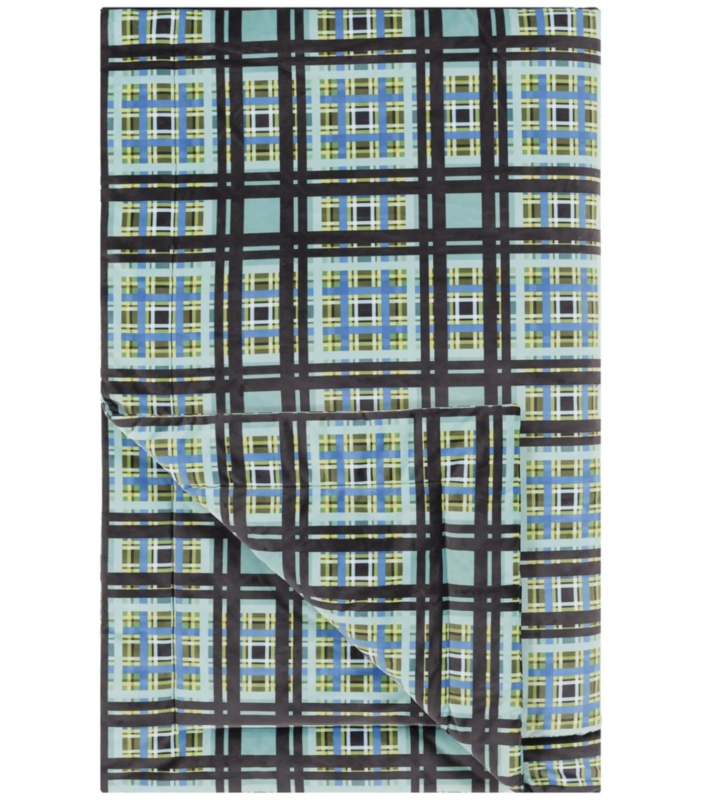 Best Chennai Azure - Gewatteerde deken met print Bedspreien