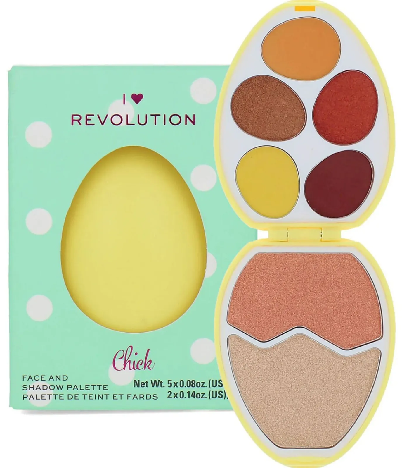Revolution Chick - Gezichts- en Oogschaduwpalette