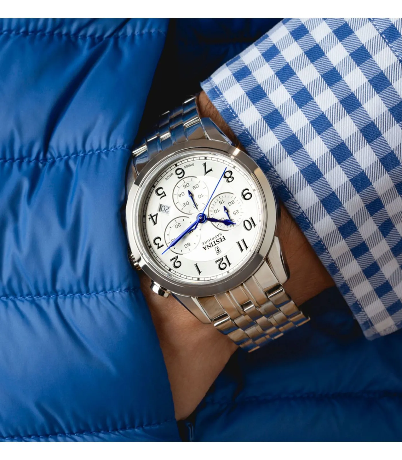 DAMES FESTINA Chronograaf Chrono Swiss Made