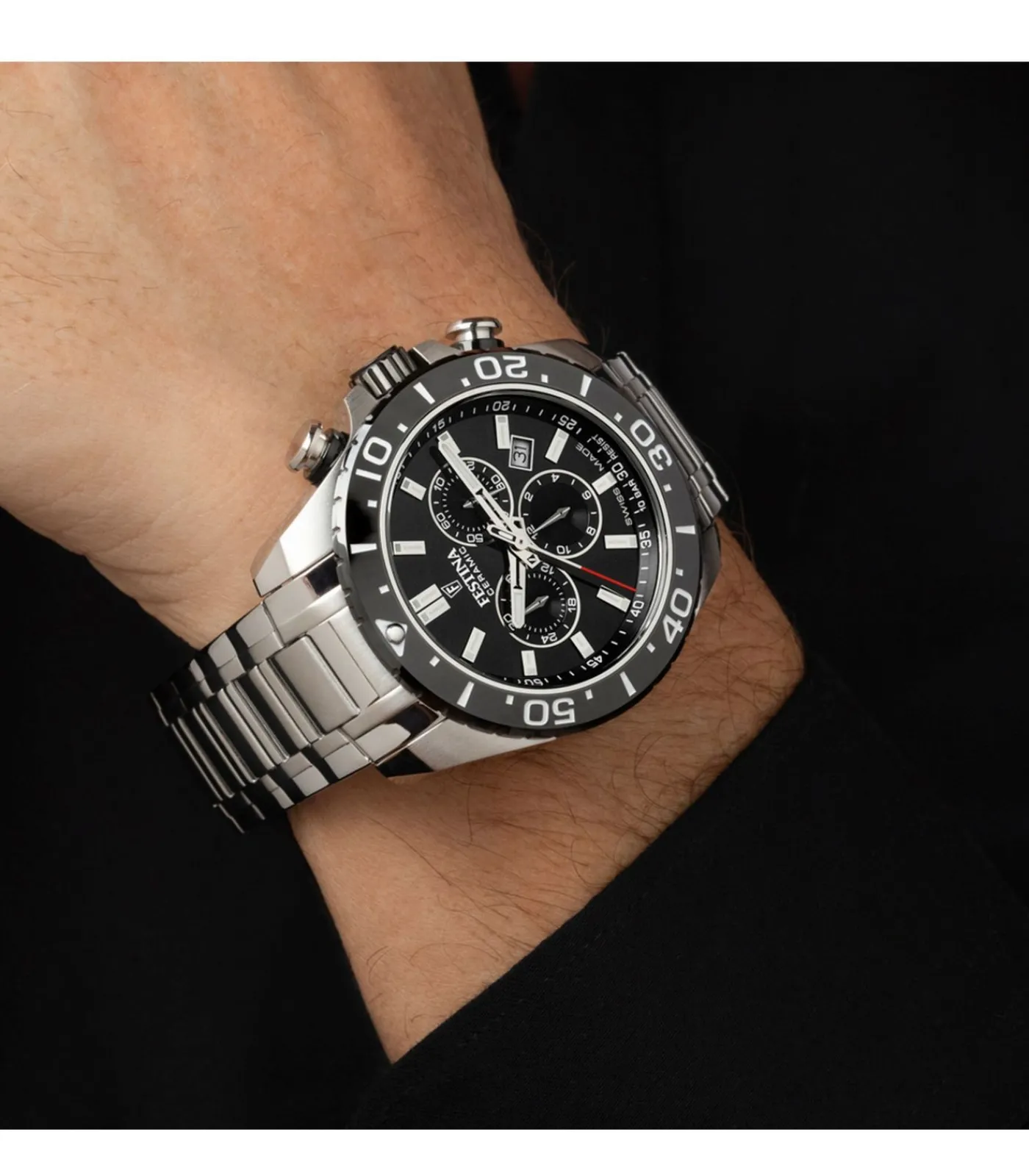 DAMES FESTINA Chronograaf Chrono Swiss Made