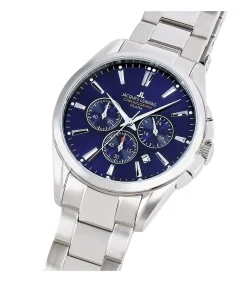 New Chronograaf Derby Blue - Steel DAMES Horloges