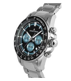 DAMES Jacques Lemans Chronograaf Liverpool Black - Light blue