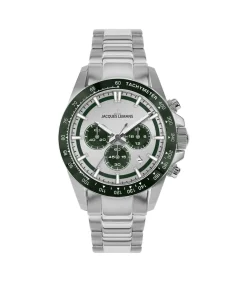Discount Chronograaf Liverpool Silver - Dark green DAMES Horloges