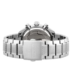 Hot Chronograaf Timeless Chronograph Black - Blue DAMES Horloges