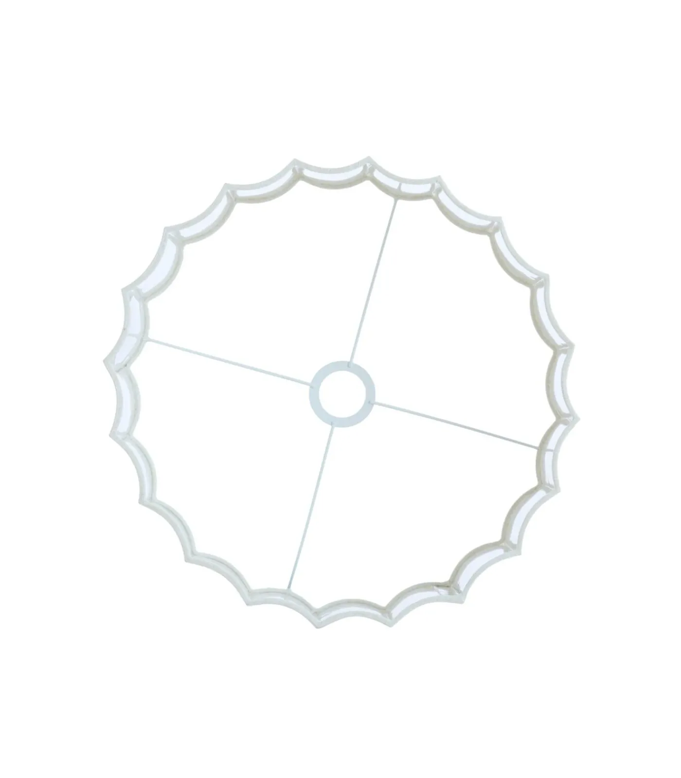 Best Cilinder lampenkap Disli - Wit - Ø40cm Lampenkappen