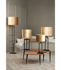 Light & Living Cilinder Lampenkap Gemstone - Brons - Ø40x30cm