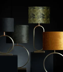 Light & Living Cilinder Lampenkap Gemstone - Goud - Ø30x21cm