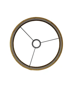 Light & Living Cilinder Lampenkap Gemstone - Goud - Ø30x21cm