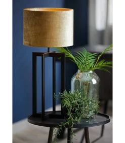 Hot Cilinder Lampenkap Gemstone - Brons - Ø30x21cm Lampenkappen