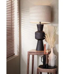 Light & Living Cilinder Lampenkap Livigno - Naturel - Ø40x30cm