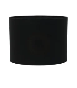 Light & Living Cilinder lampenkap Livigno - Zwart - Ø50x38cm