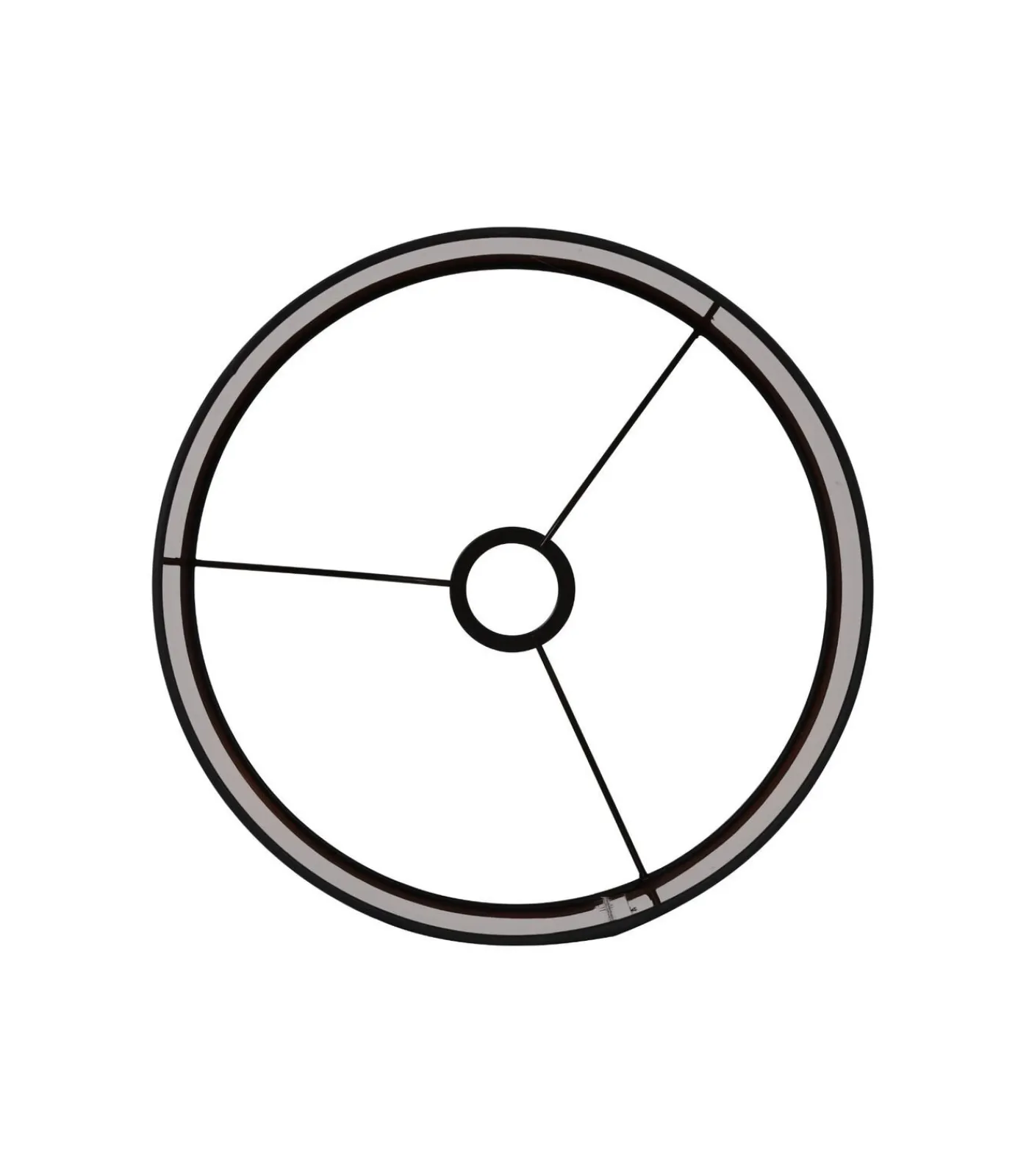 Light & Living Cilinder lampenkap Livigno - Zwart - Ø50x38cm