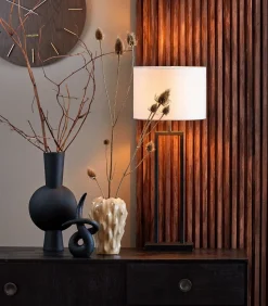 Online Cilinder Lampenkap Livigno - Eiwit - Ø30x21cm Lampenkappen