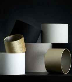 Online Cilinder Lampenkap Livigno - Eiwit - Ø30x21cm Lampenkappen