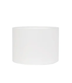 Discount Cilinder lampenkap Polycotton - Wit - Ø50x38cm Lampenkappen