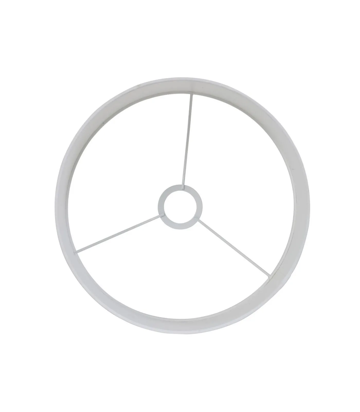 Discount Cilinder lampenkap Polycotton - Wit - Ø50x38cm Lampenkappen