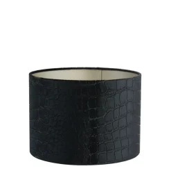 Outlet Cilinder Lampenkap Praya - Zwart - Ø30x21cm Lampenkappen