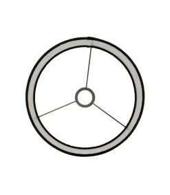 Outlet Cilinder Lampenkap Praya - Zwart - Ø30x21cm Lampenkappen