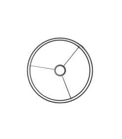 Light & Living Cilinder lampenkap Sendai - Zwart - Ø30x21cm