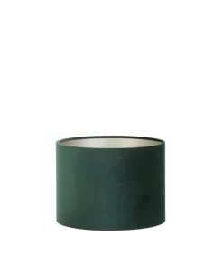 Light & Living Cilinder Lampenkap Velours - Dutch Green - Ø30x21cm