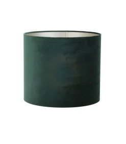 Light & Living Cilinder Lampenkap Velours - Dutch Green - Ø40x30cm