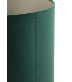 Light & Living Cilinder Lampenkap Velours - Dutch Green - Ø40x30cm