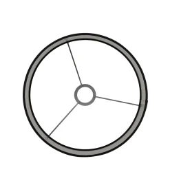 Hot Cilinder Lampenkap Velours - Zwart - Ø40x30cm Lampenkappen