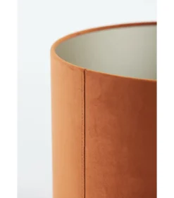 Best Cilinder Lampenkap Velours - Terra - Ø40x30cm Lampenkappen
