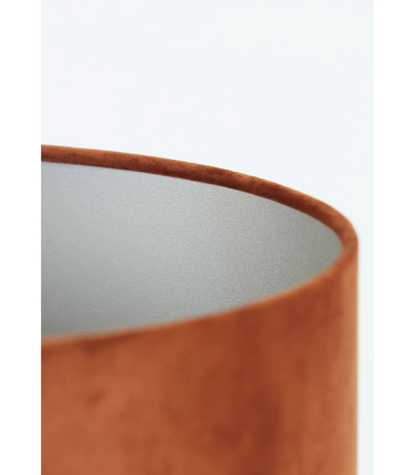 Best Cilinder Lampenkap Velours - Terra - Ø40x30cm Lampenkappen