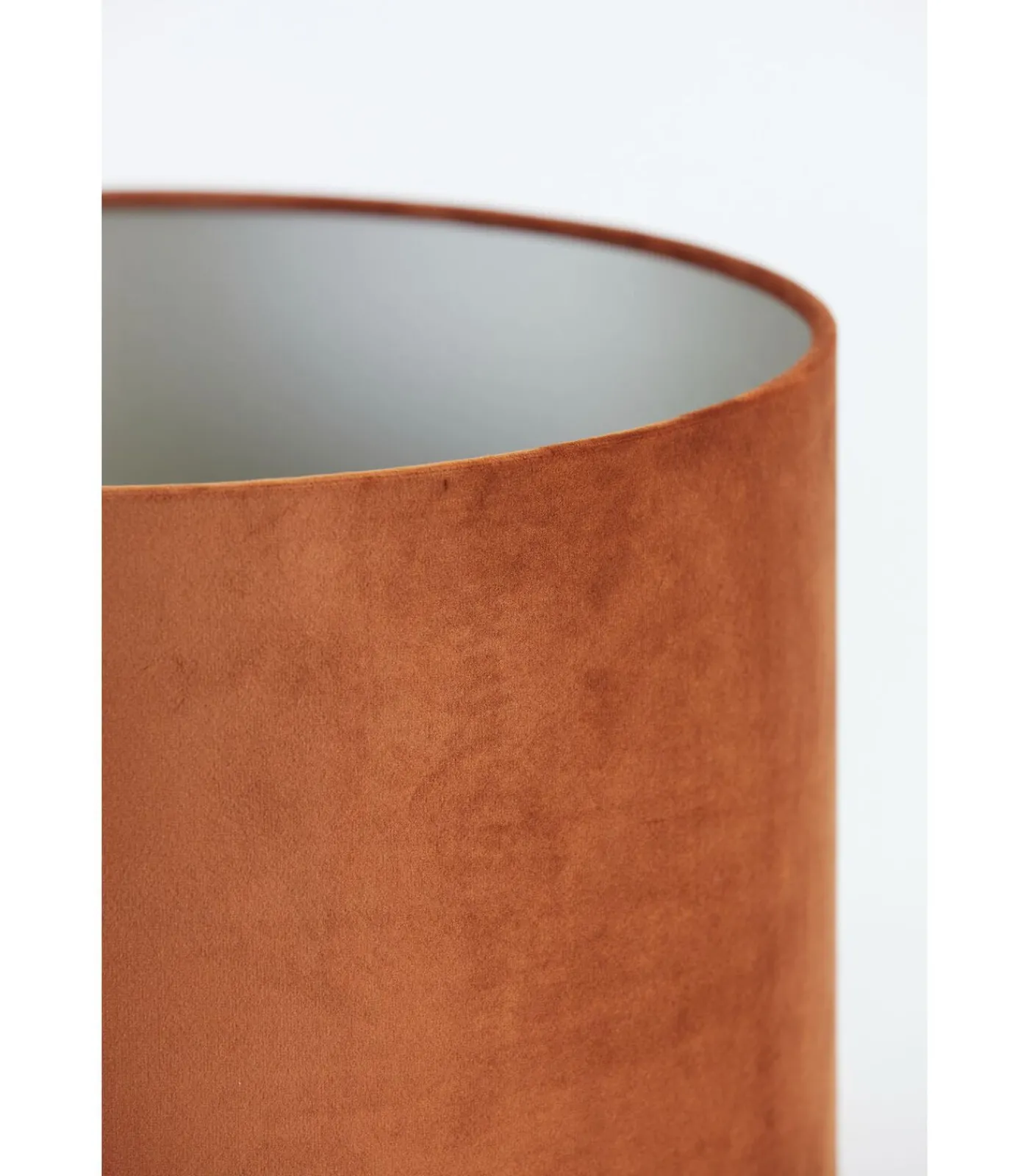 Light & Living Cilinder Lampenkap Velours - Terra - Ø30x21cm