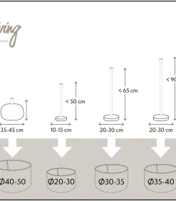 Sale Cilinder Lampenkap Velours - Petrol Blue - Ø40x30cm Lampenkappen