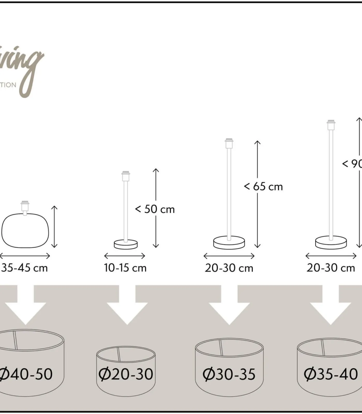 Light & Living Cilinder Lampenkap Velours - Olive Green - Ø30x21cm