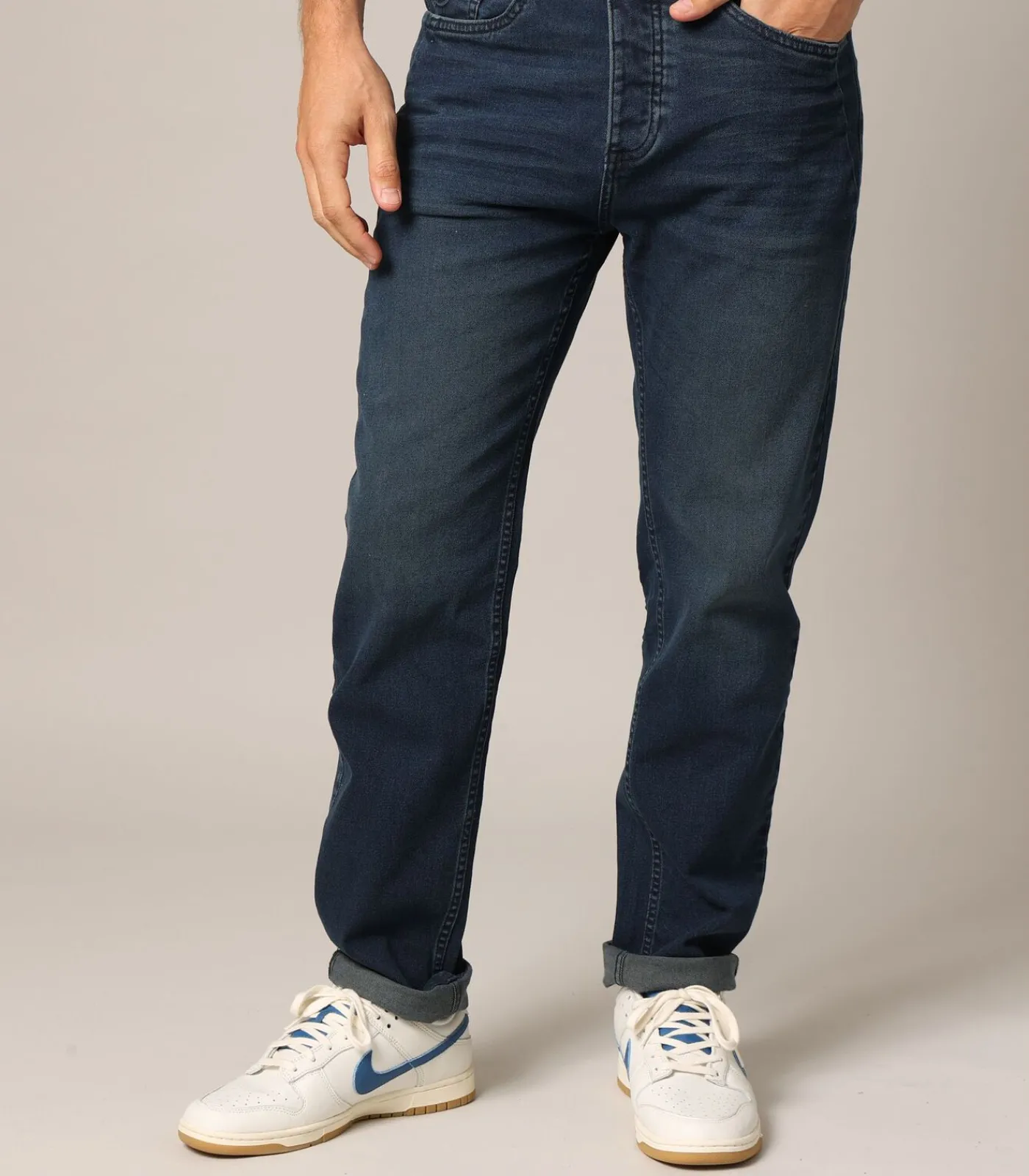 Heren Deeluxe CIVAN - Heren rechte jeans